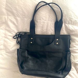 KYRIE & Co  Leather Black Purse/Backpack